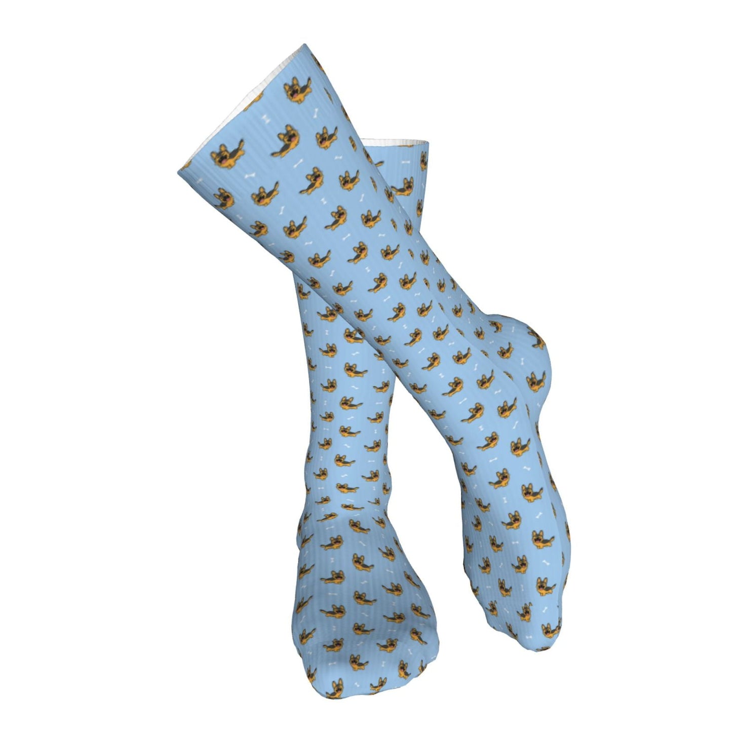 Sikiie Cute Puppy High Stockings Women Thigh High Stockings Over Knee Long Stockings-One Size