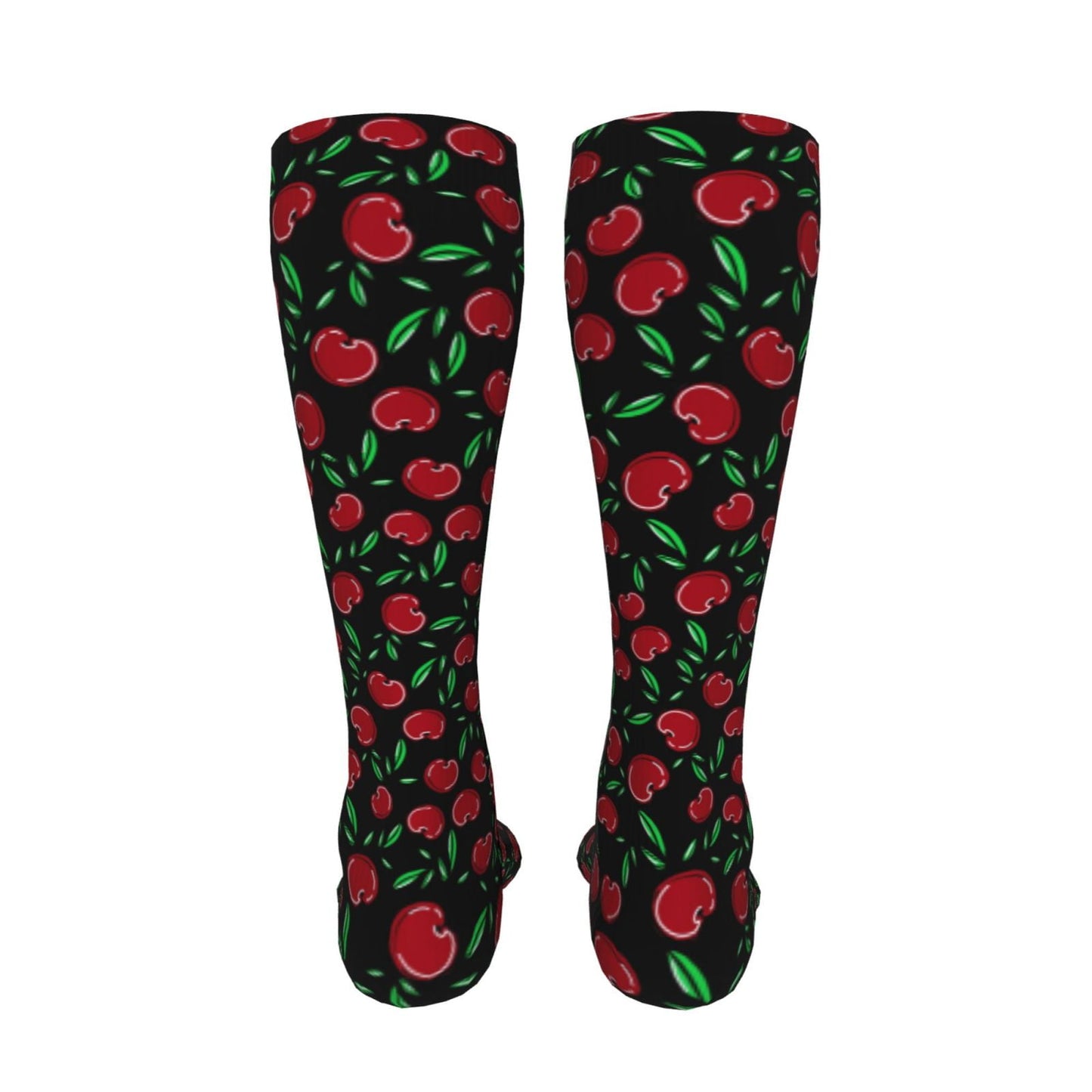 Sikiie Cherry High Stockings Women Thigh High Stockings Over Knee Long Stockings-One Size