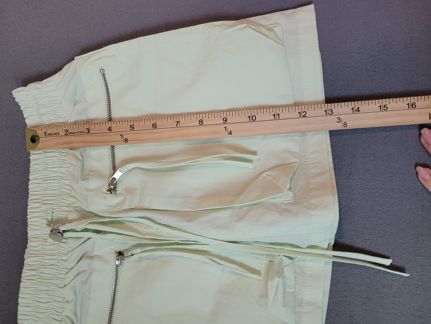 Zara Mini Cargo Drawstring Waist Summer Short Skirts with Pockets Y2K Streetwear