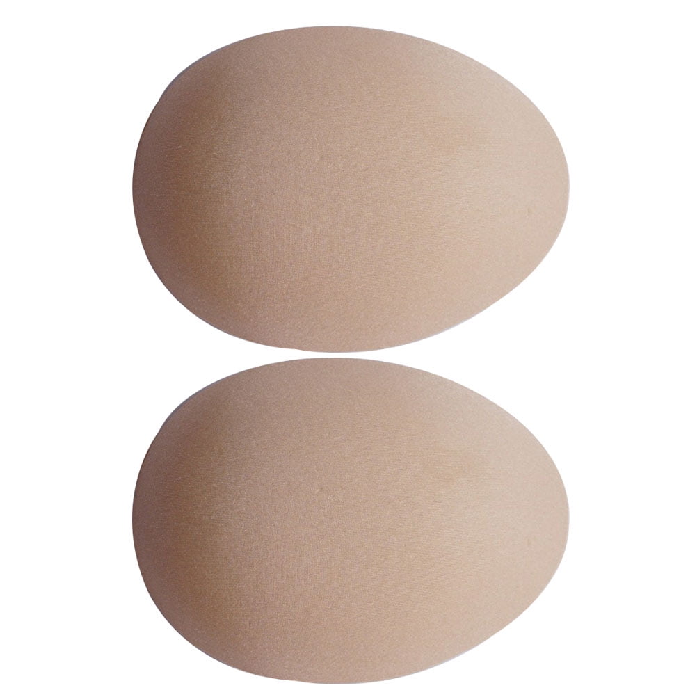 1 Pair/2 Pcs Invisible Men Chest Muscle Cushion Self-adhesive Silicone Pads Breast Stickers  Covers Breast Pads for Male (Khaki)