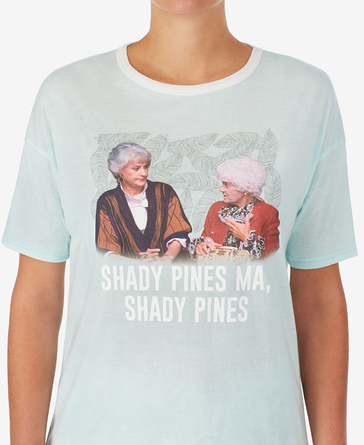 The Golden Girls T-Shirt & Jogger Pants Pajama Set Size Medium Aqua