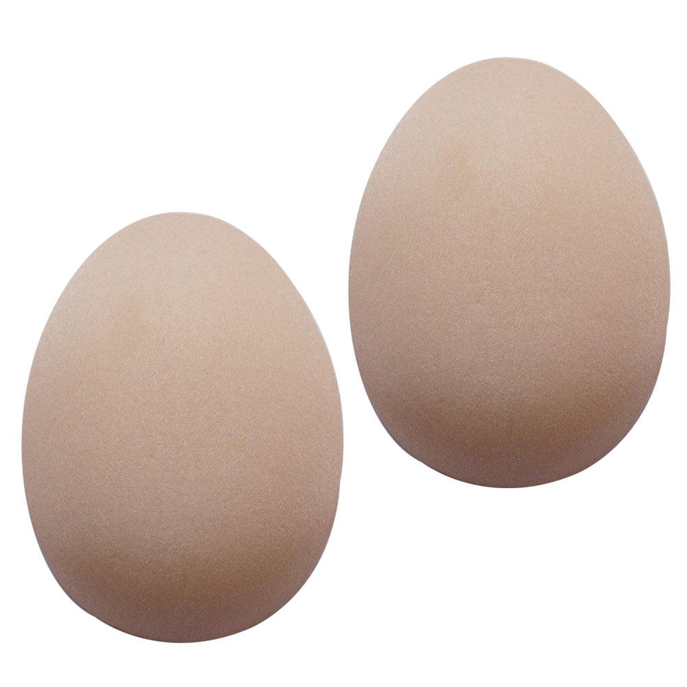 1 Pair/2 Pcs Invisible Men Chest Muscle Cushion Self-adhesive Silicone Pads Breast Stickers  Covers Breast Pads for Male (Khaki)