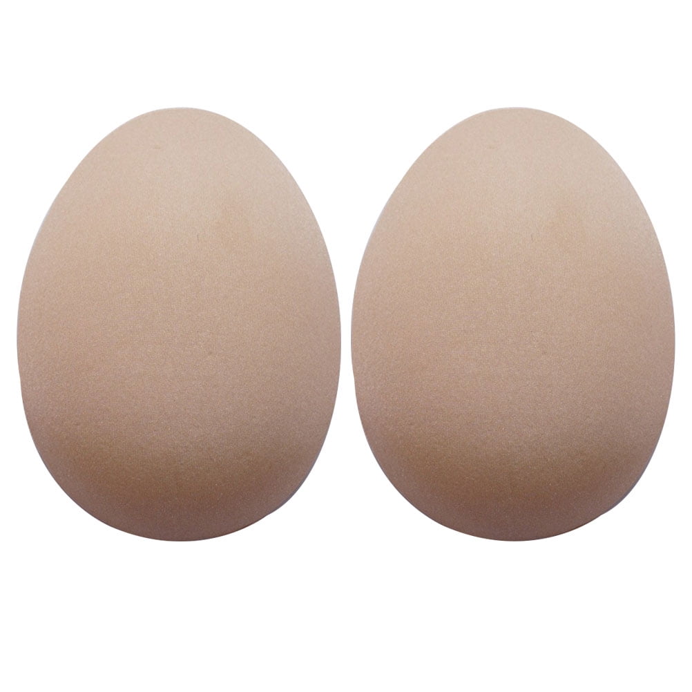 1 Pair/2 Pcs Invisible Men Chest Muscle Cushion Self-adhesive Silicone Pads Breast Stickers  Covers Breast Pads for Male (Khaki)