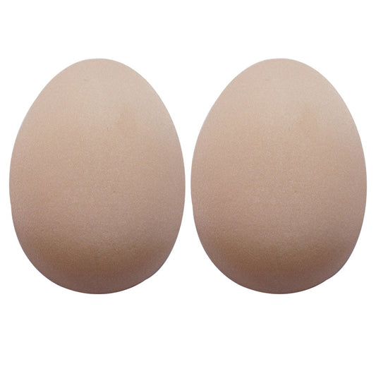 1 Pair/2 Pcs Invisible Men Chest Muscle Cushion Self-adhesive Silicone Pads Breast Stickers  Covers Breast Pads for Male (Khaki)