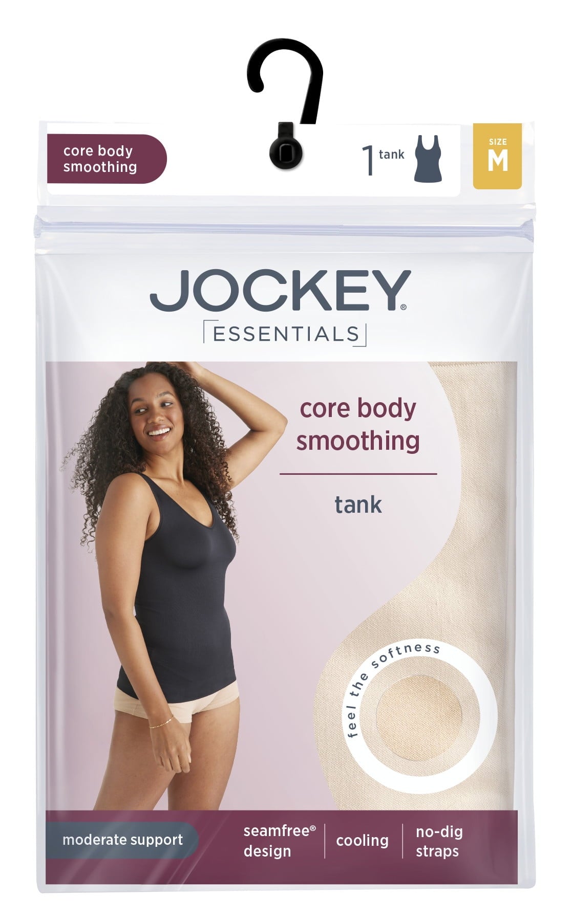 Jockey Essentials Women's Slimming Tank, Everyday Shapewear, Body Slimming Top, Compression Tank, Sizes Small-4XL