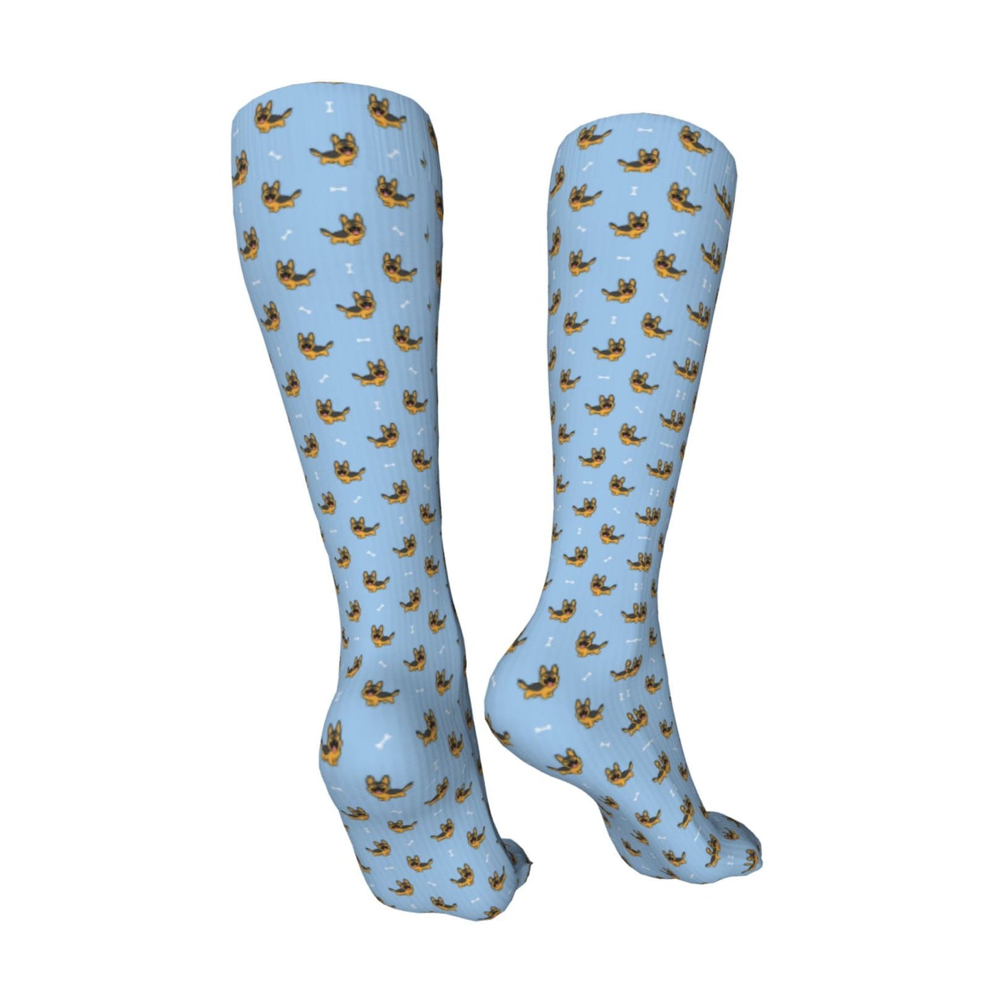 Sikiie Cute Puppy High Stockings Women Thigh High Stockings Over Knee Long Stockings-One Size