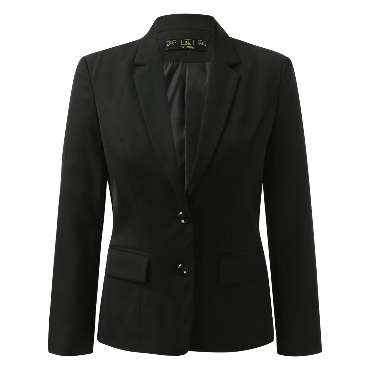 Womens 2 Piece Suit Lady 2 Button Business Work Office Slim Fit Jacket Skirt Suit Set(Size:XL)