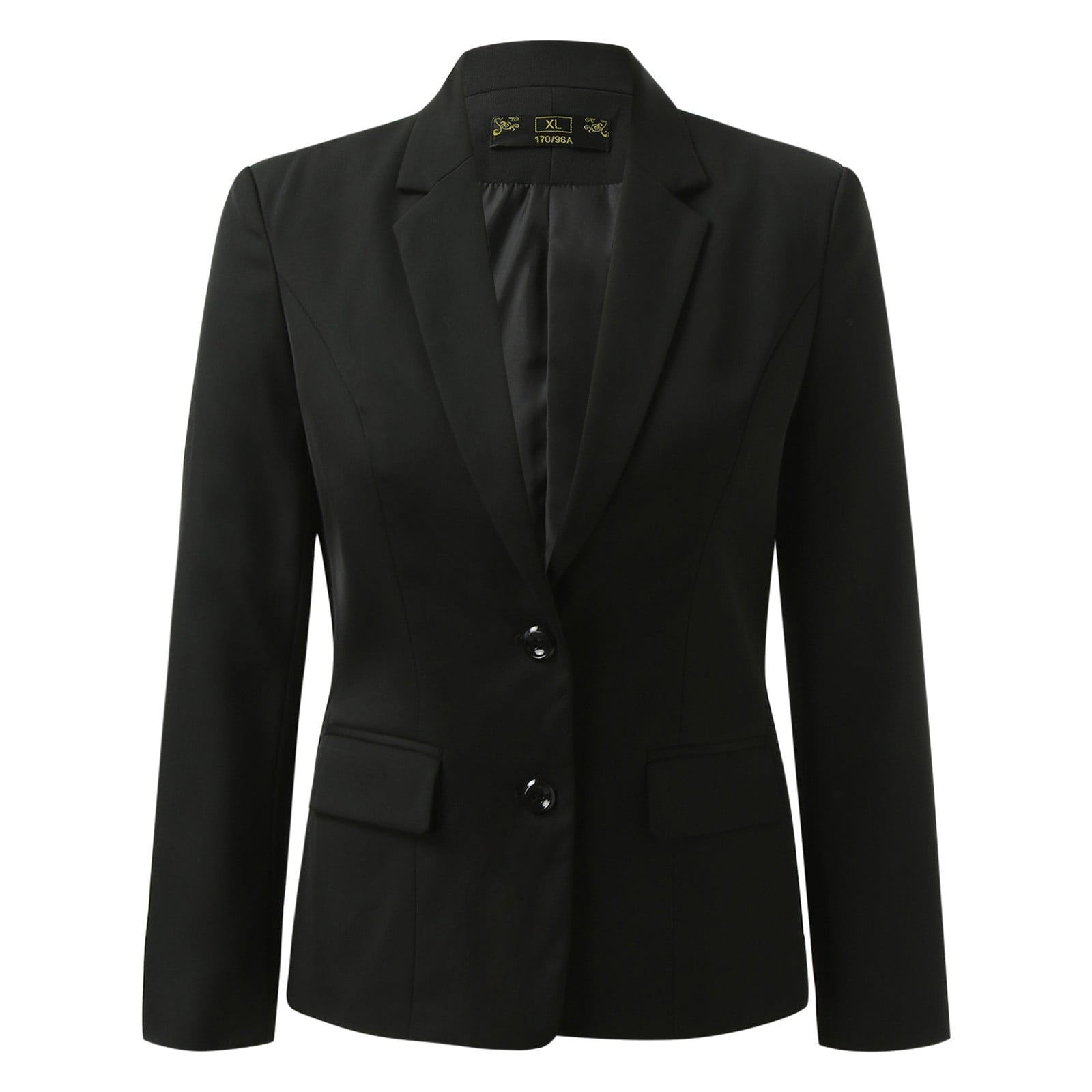 Womens 2 Piece Suit Lady 2 Button Business Work Office Slim Fit Jacket Skirt Suit Set(Size:XL)