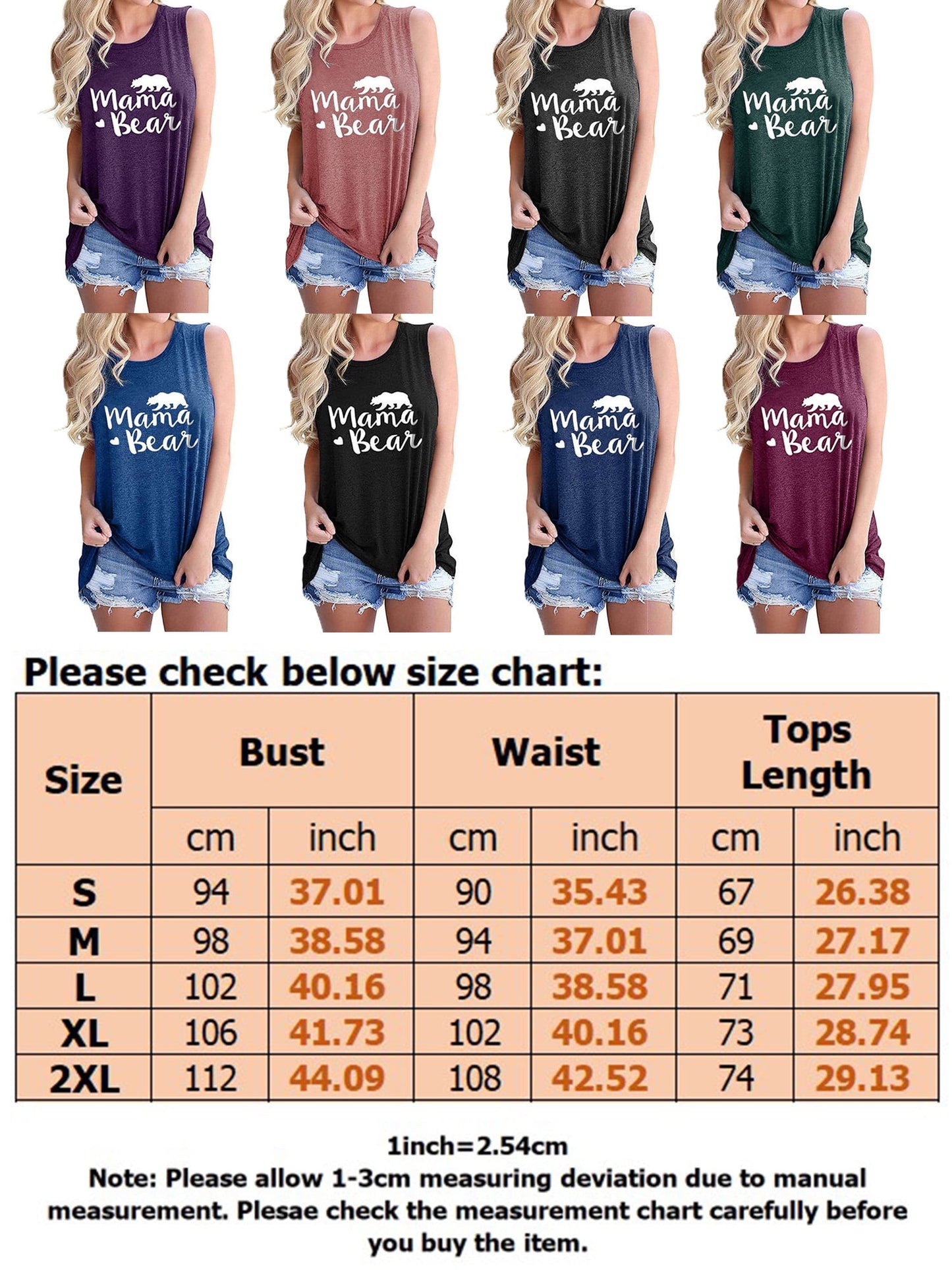 Women Letter Printed Tank Tops Yoga Workout Sleeveless Shirt Round Neck Vest Camis