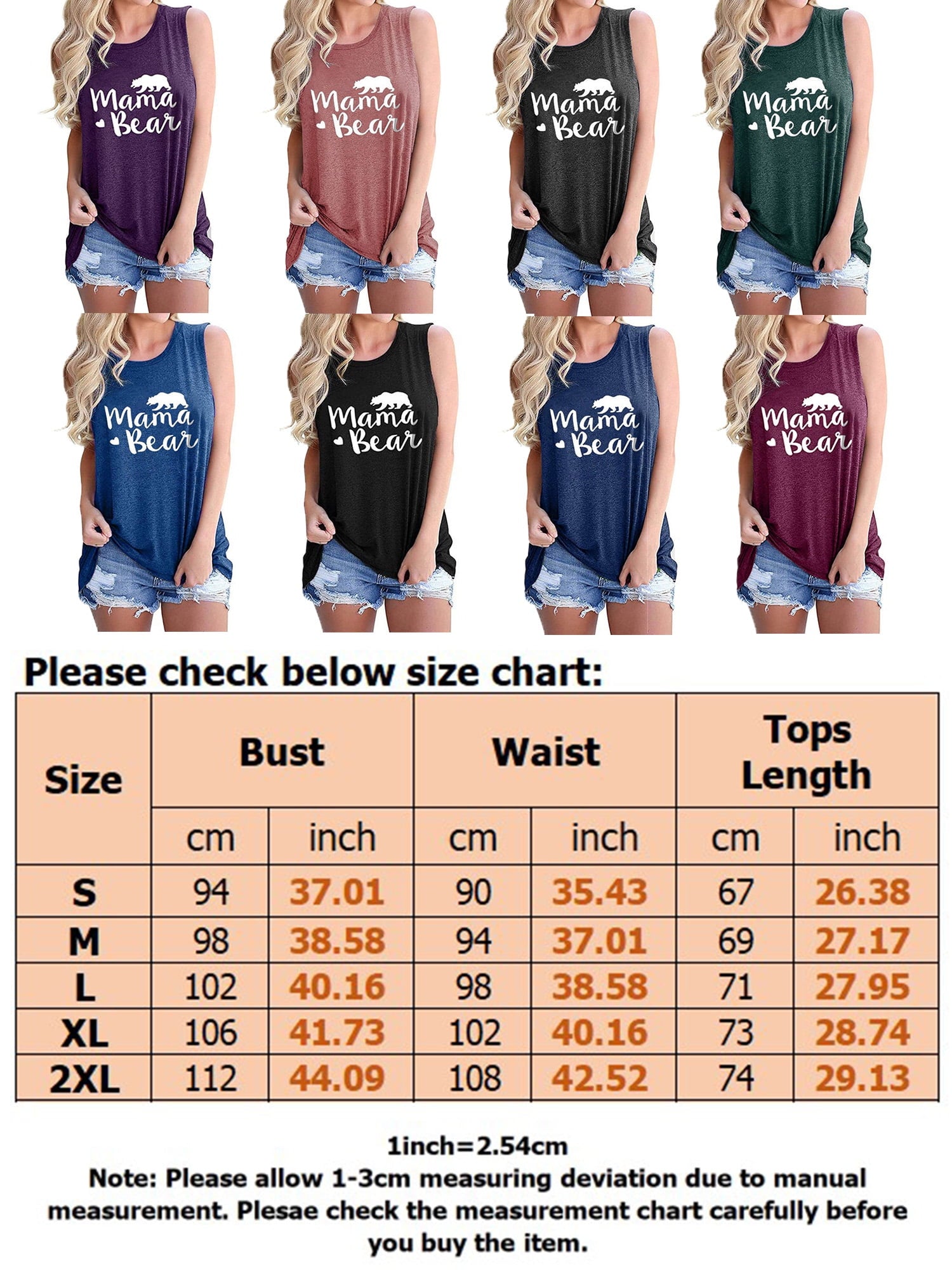 Women Letter Printed Tank Tops Yoga Workout Sleeveless Shirt Round Neck Vest Camis