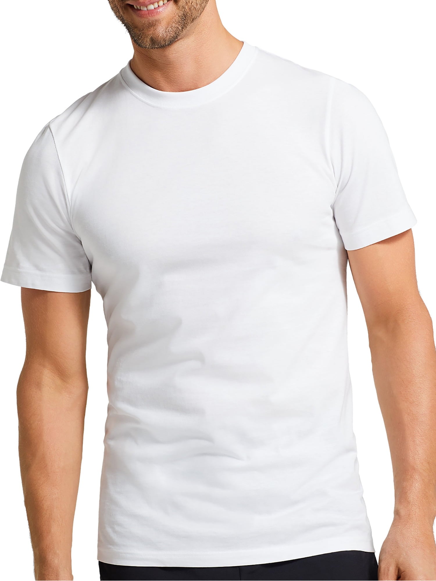 Jockey® Essentials Men's 100% Cotton T-shirt, 3 Pack, Undershirts, Comfort Crew Neck Style, Staycool+ Technology, Sizes Small, Medium, Large, Extra Large, 2XL, 3XL, 6803