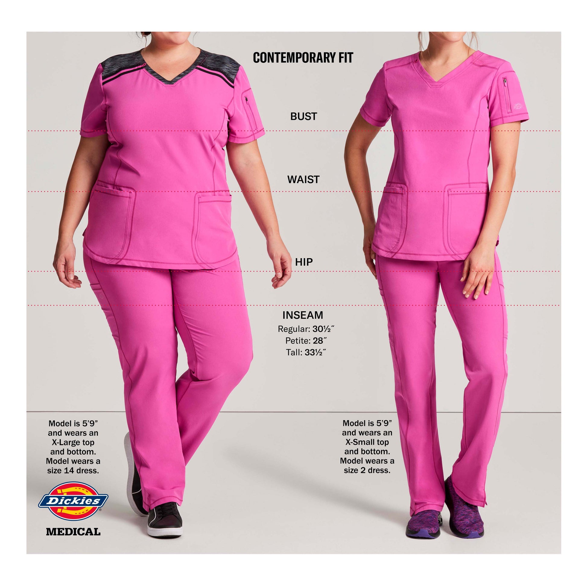 Dickies Women and Men Natural Rise Pant with 2 Pockets and Adjustable Drawstring, 83006