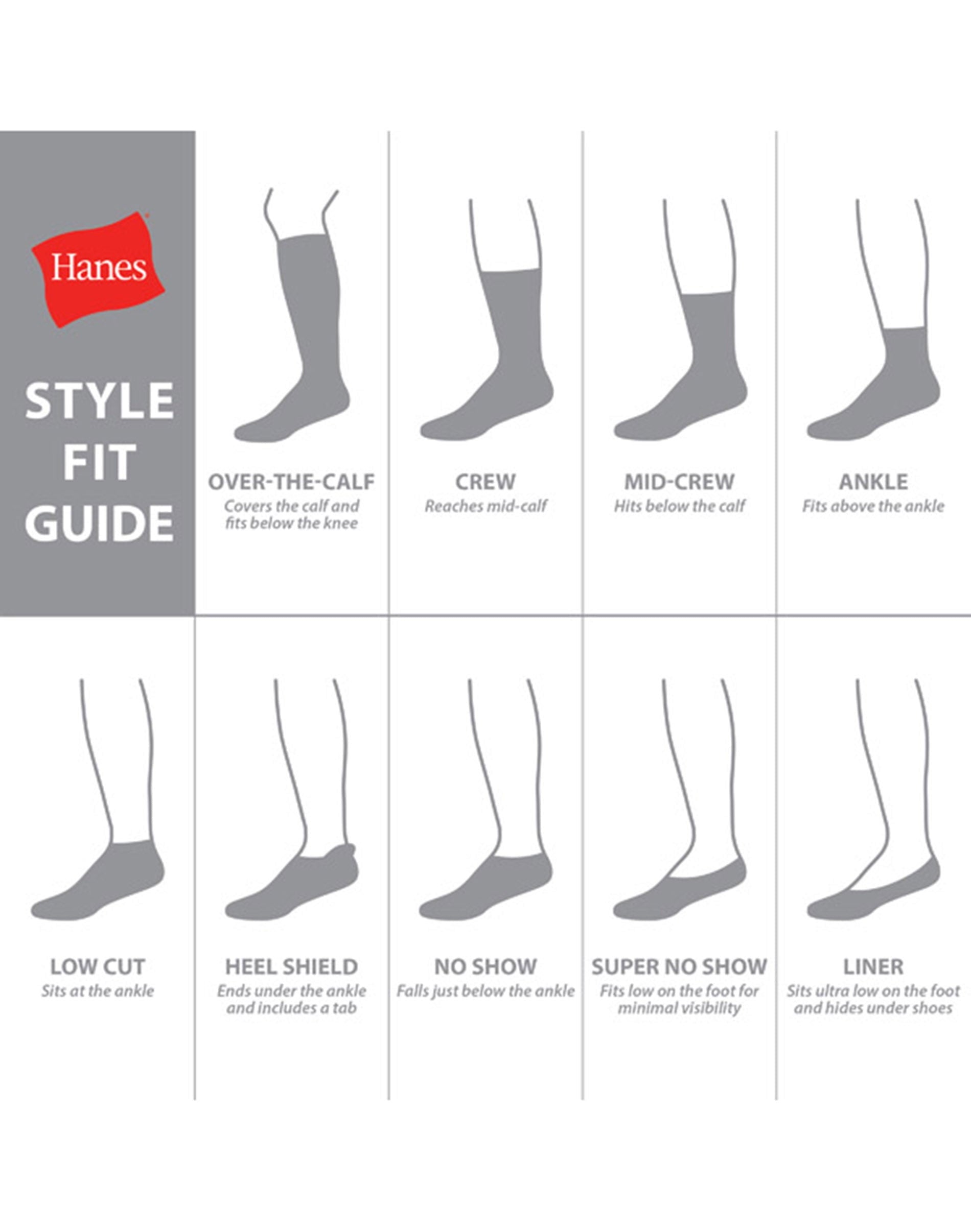 Hanes Women's Cool Comfort No Show Socks, Extended Size 10-Pair Value Pack