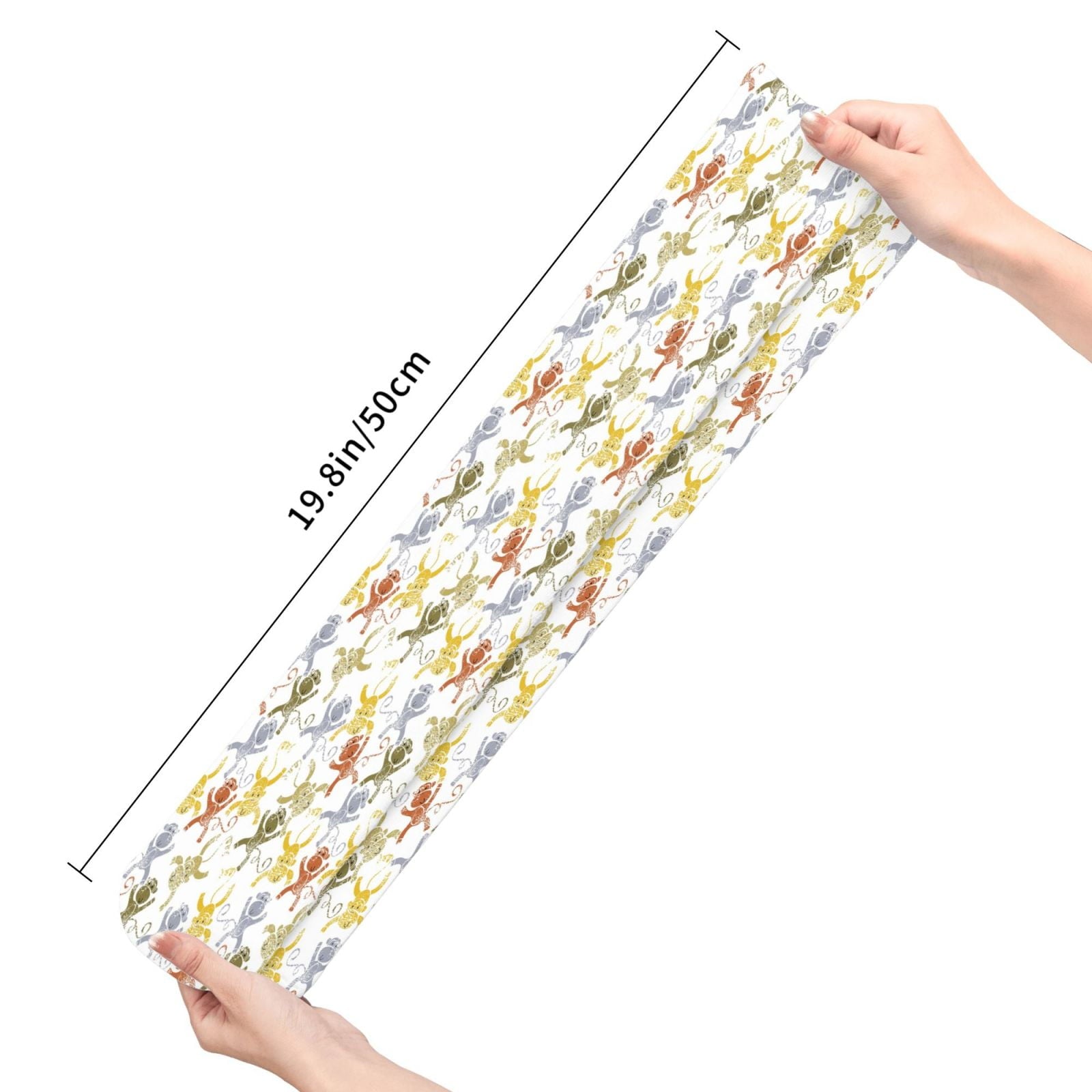 Sikiie Cartoon Monkey High Stockings Women Thigh High Stockings Over Knee Long Stockings-One Size