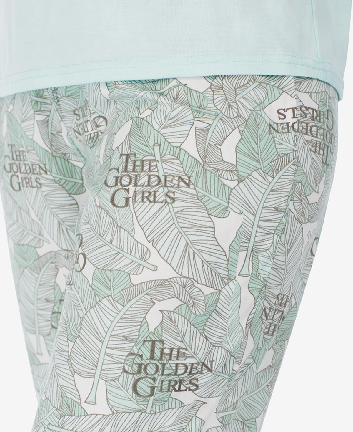 The Golden Girls T-Shirt & Jogger Pants Pajama Set Size Medium Aqua