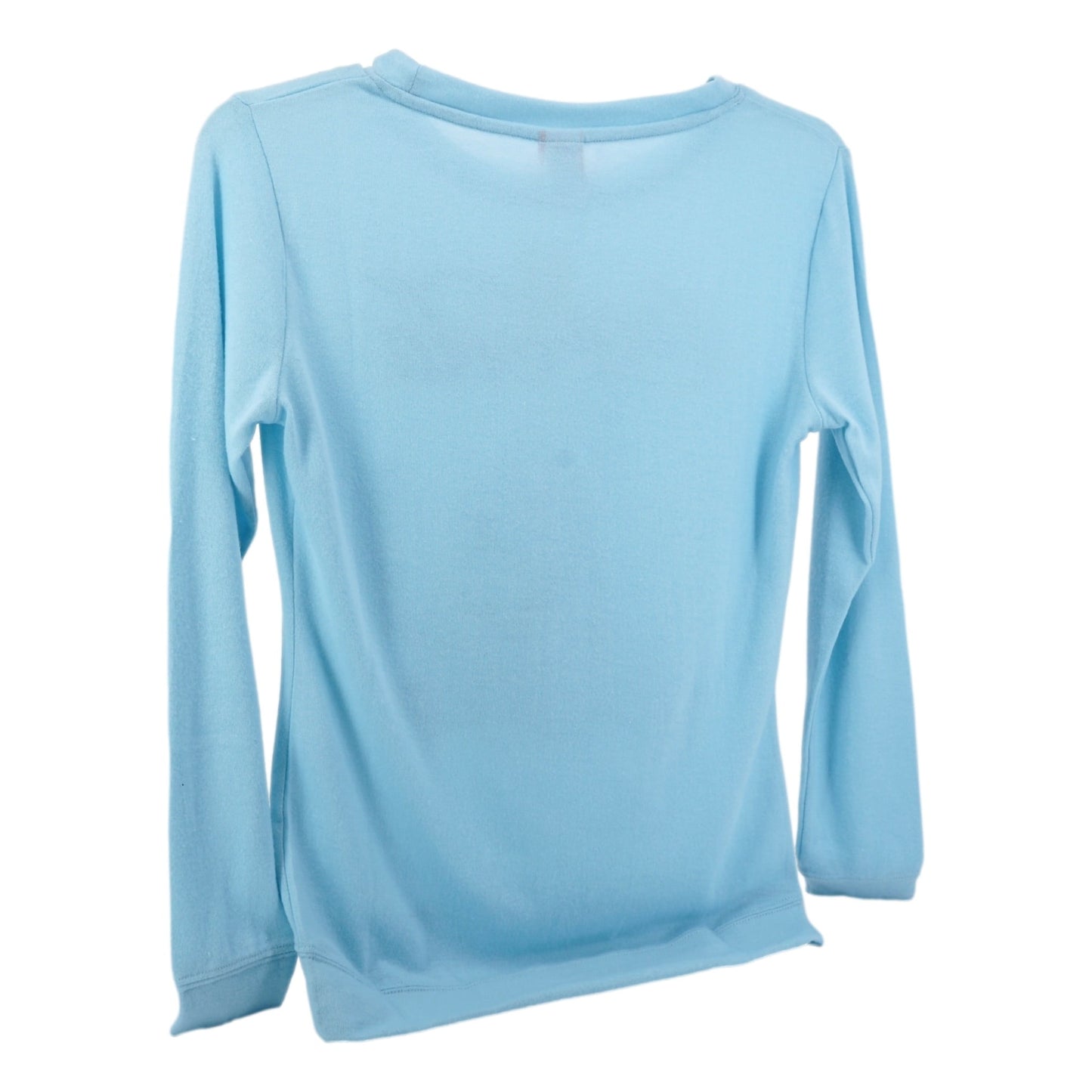Coca-Cola Brushed Fleece Sweatshirt Women's Tunic Length XXL Crystal Blue Long Sleeve