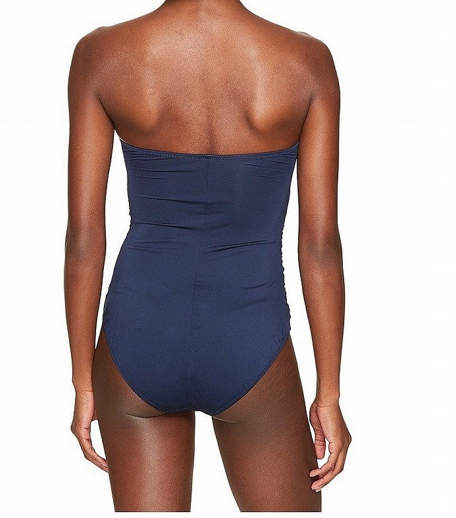 Letarte Bandeau One-Piece Dusty Navy MD