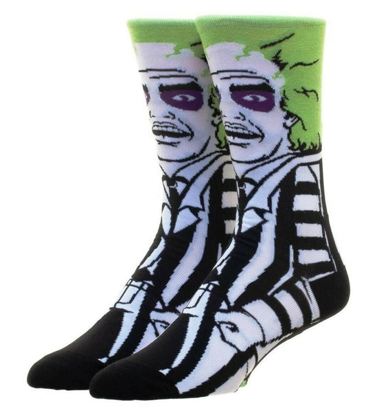 Beetlejuice Character Crew Socks