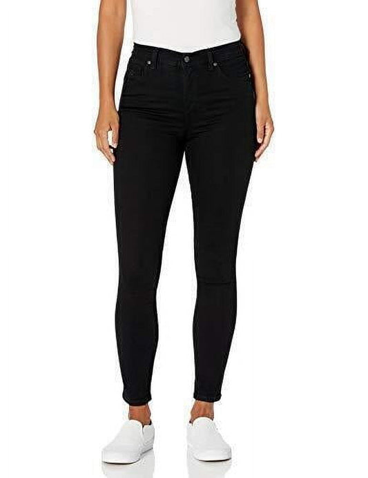 Gloria Vanderbilt Women's Amanda High Rise Skinny (Black, 12) 1562510