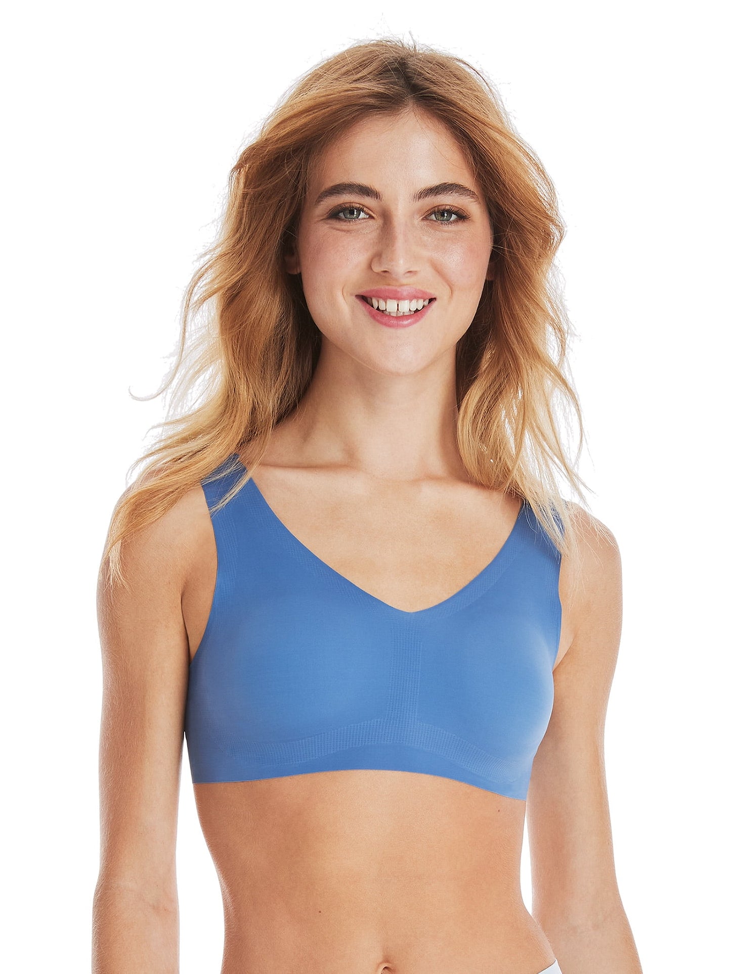 Hanes Womens Bralette, Invisible Embrace Pullover Bralette, Moisture-Wicking T-Shirt Bra
