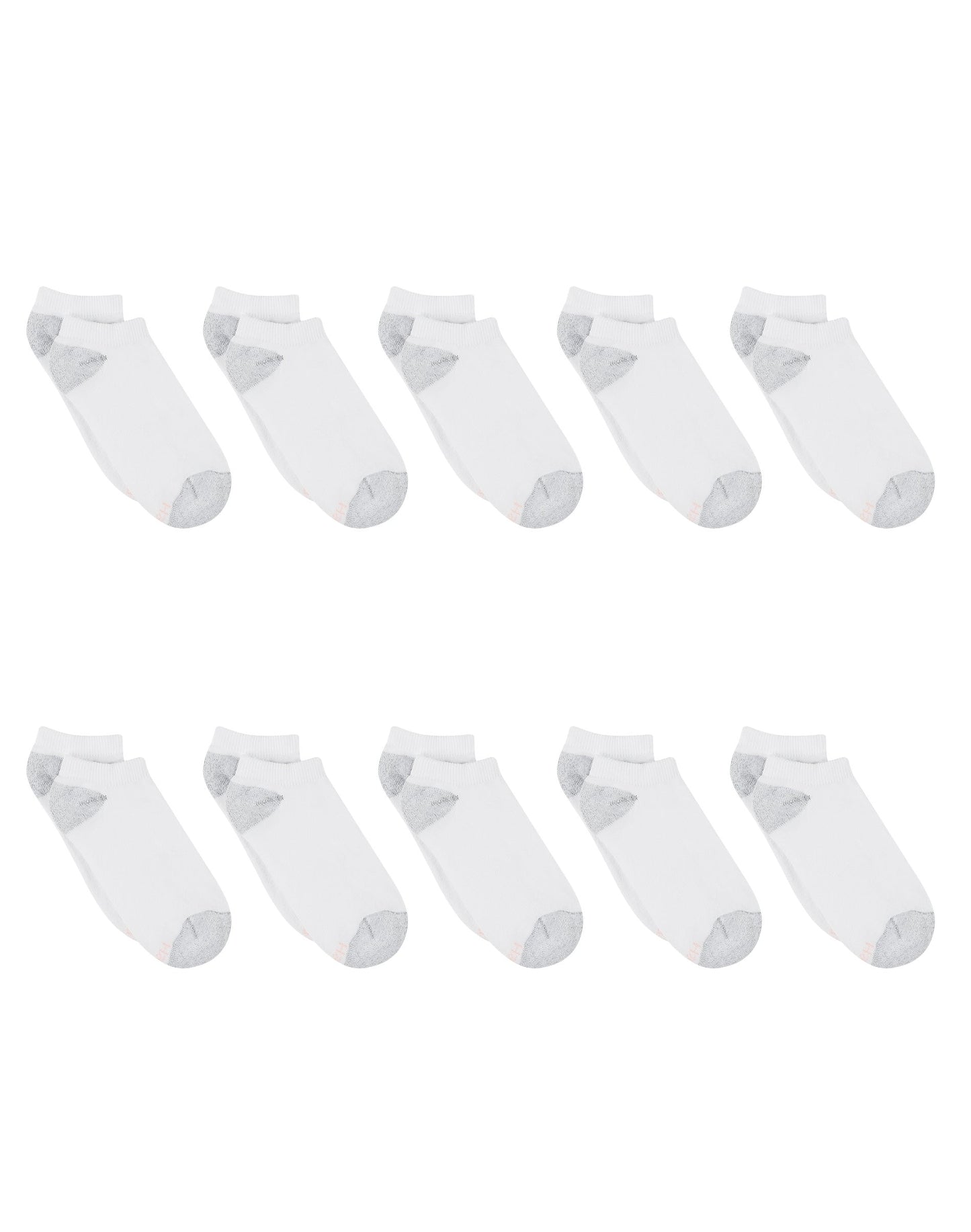 Hanes Women's Cool Comfort No Show Socks, Extended Size 10-Pair Value Pack