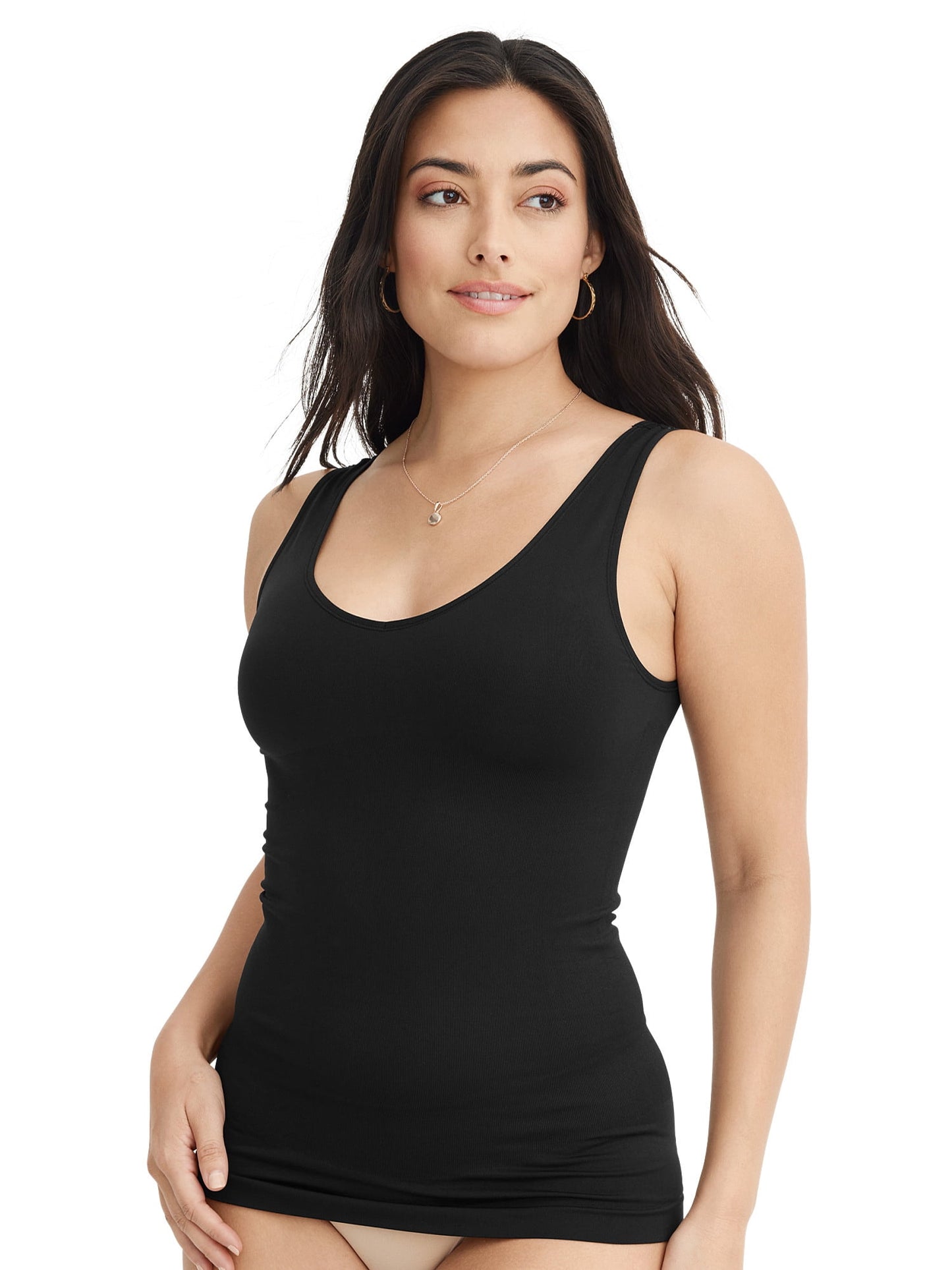 Jockey Essentials Women's Slimming Tank, Everyday Shapewear, Body Slimming Top, Compression Tank, Sizes Small-4XL
