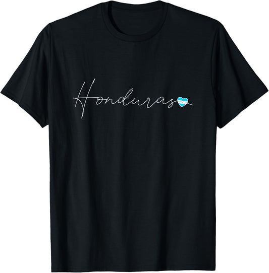 Playful Comfort Tee - Honduras Simple Love Honduran Flag Heart on Honduras T-Shirt