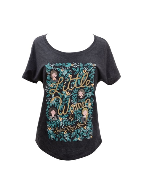 Puffin in Bloom: Little Women Women's Relaxed Fit T-Shirt Small, (Other)
