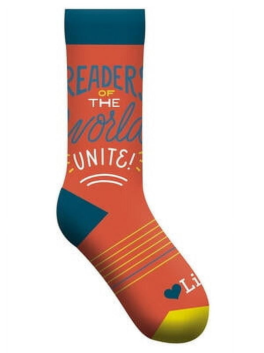 Readers of the World Unite Socks