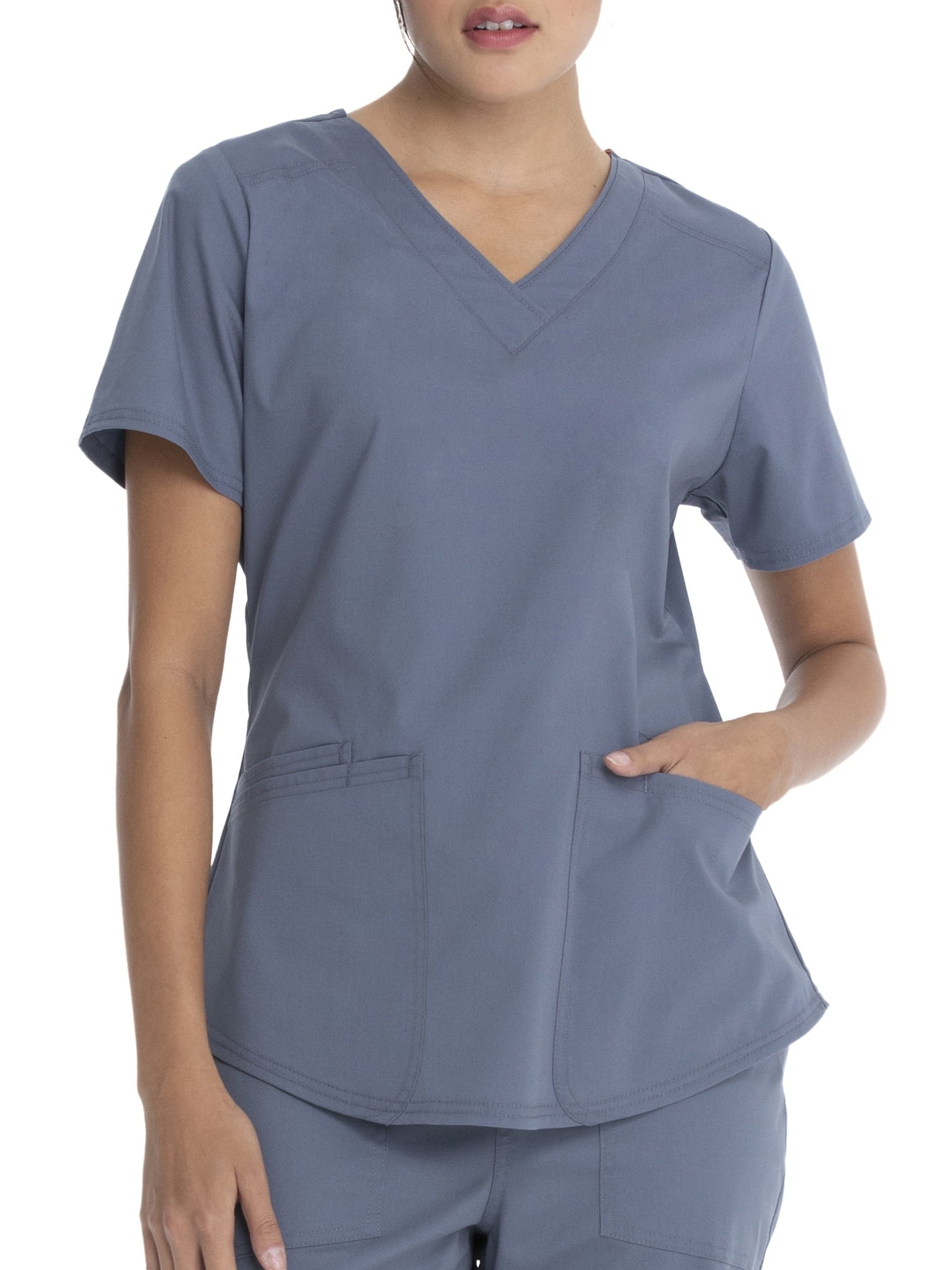 Scrubstar Core Essentials Versatile Stretch V-Neck Scrub Top (Women's)