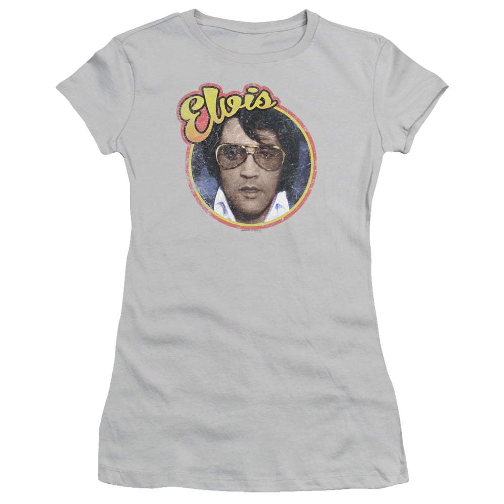 Elvis Presley - Matchbox Elvis - Juniors Teen Girls Cap Sleeve Shirt - Medium
