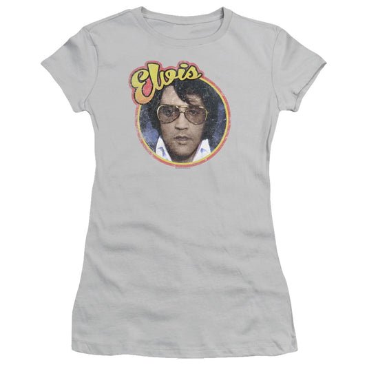 Elvis Presley - Matchbox Elvis - Juniors Teen Girls Cap Sleeve Shirt - Medium