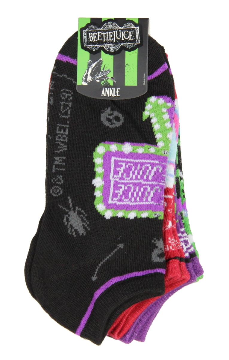 Beetlejuice Movie Scenes Ankle Socks 5 PK for Men and Women