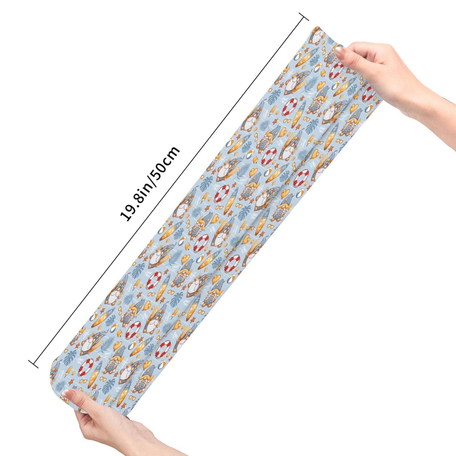 Sikiie Summer Time With Gnome High Stockings Women Thigh High Stockings Over Knee Long Stockings-One Size
