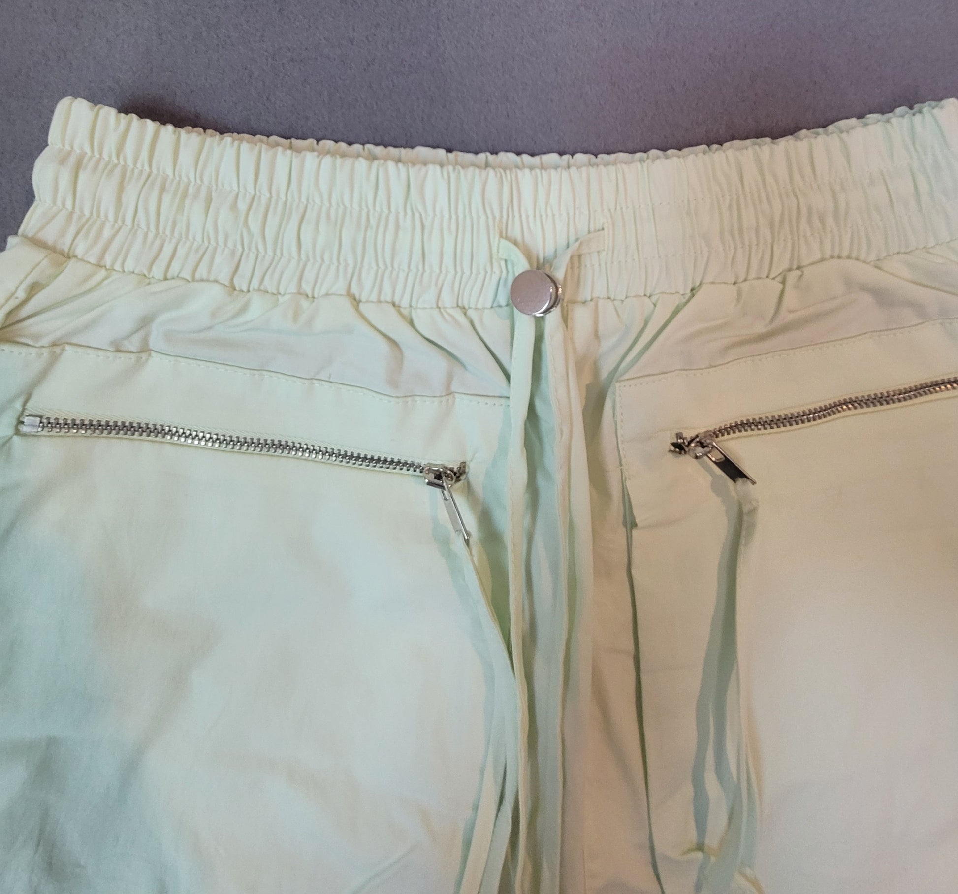 Zara Mini Cargo Drawstring Waist Summer Short Skirts with Pockets Y2K Streetwear