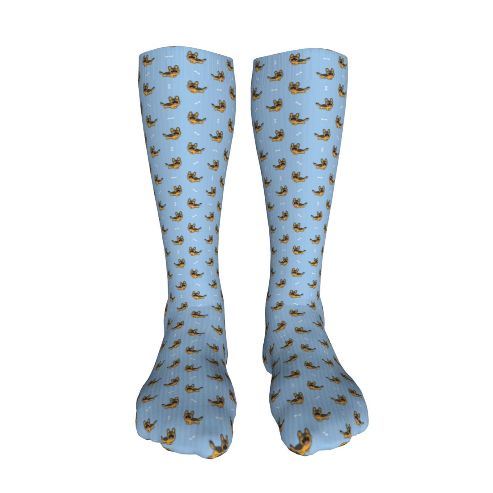 Sikiie Cute Puppy High Stockings Women Thigh High Stockings Over Knee Long Stockings-One Size