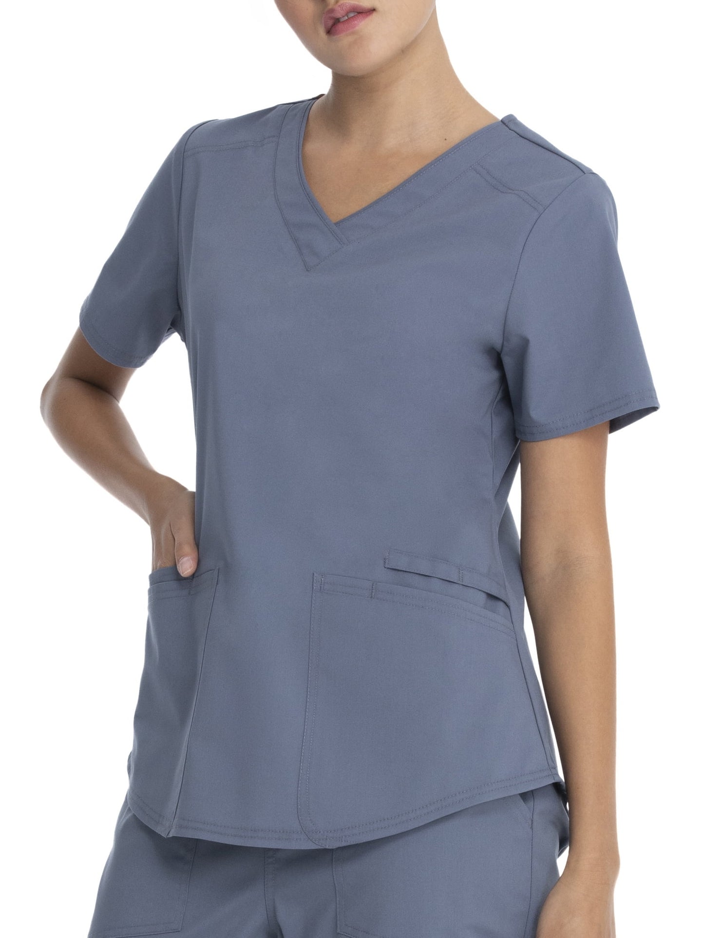 Scrubstar Core Essentials Versatile Stretch V-Neck Scrub Top (Women's)