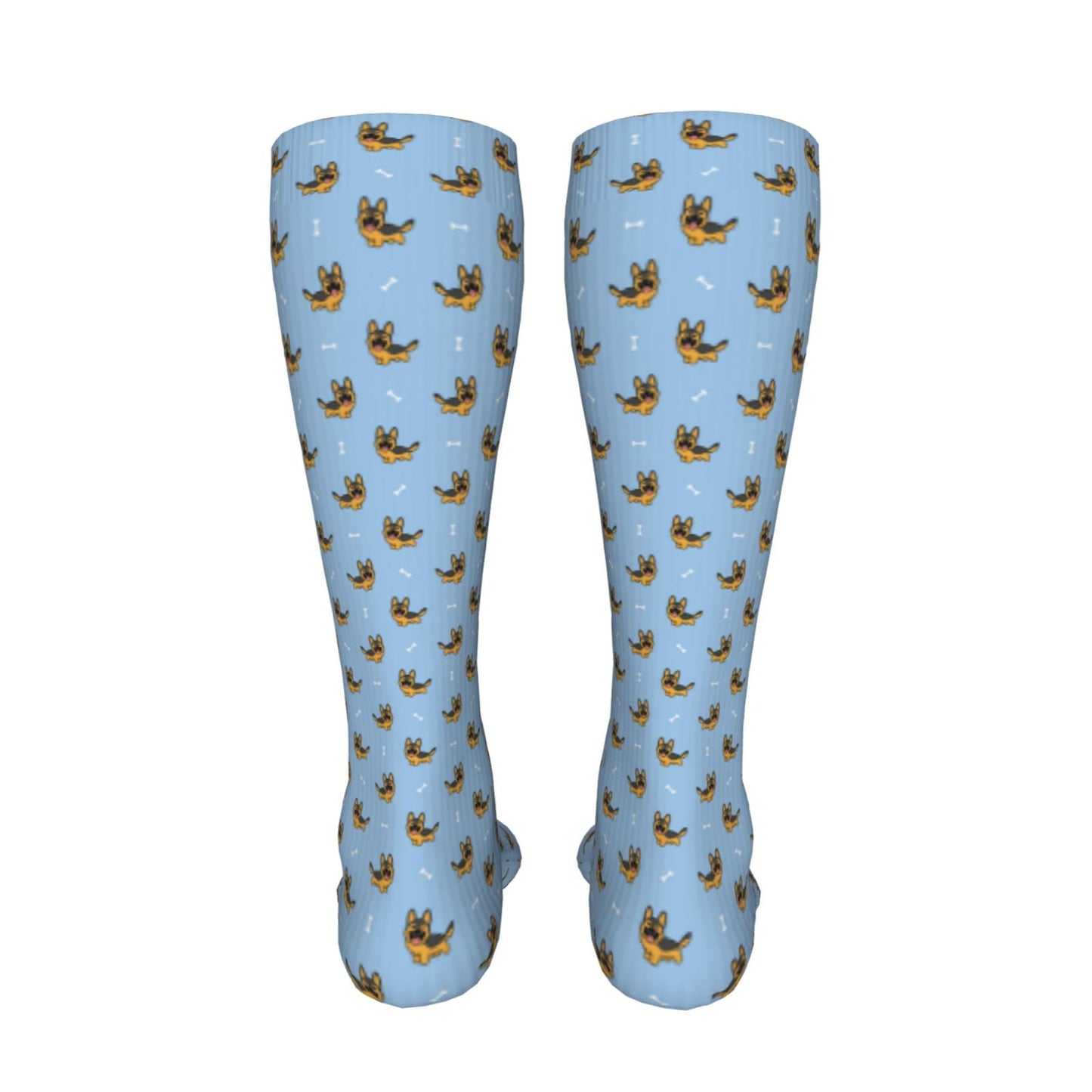 Sikiie Cute Puppy High Stockings Women Thigh High Stockings Over Knee Long Stockings-One Size